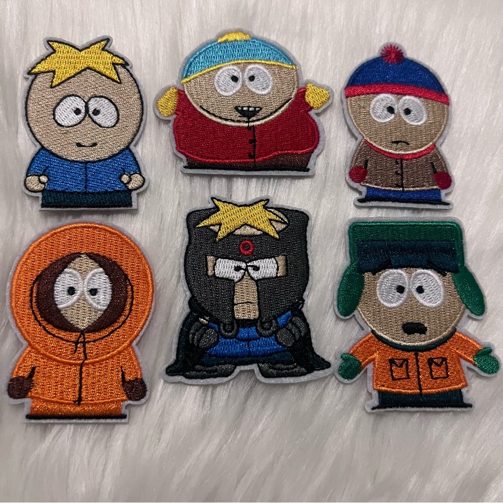 south park iron on patches